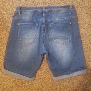 One Love Casual Blue Denim Shorts Size Large